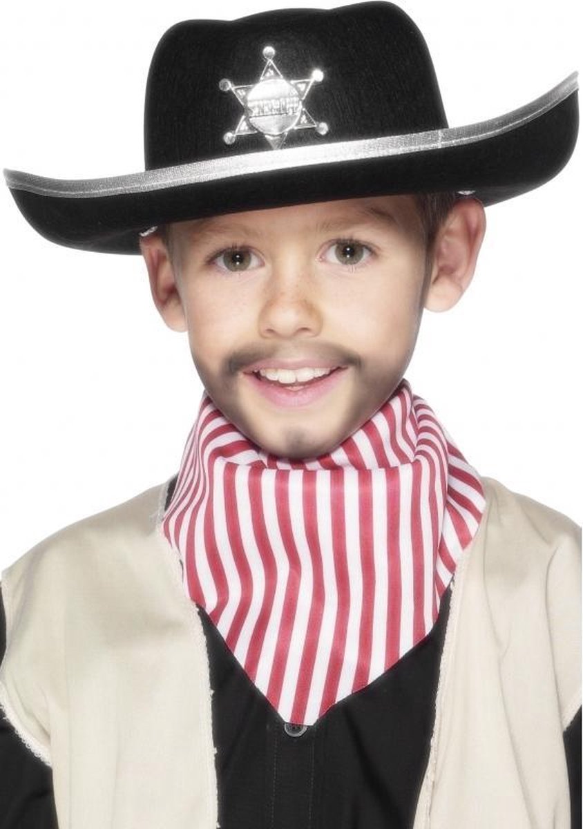 6x stuks cowboyhoed voor kinderen - Carnaval verkleed hoeden