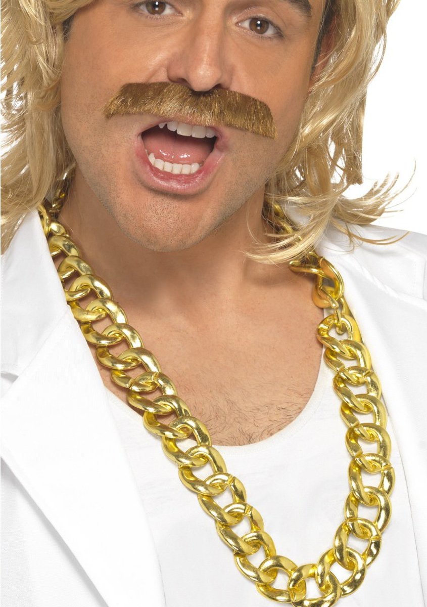 Gouden halsketting met schakels