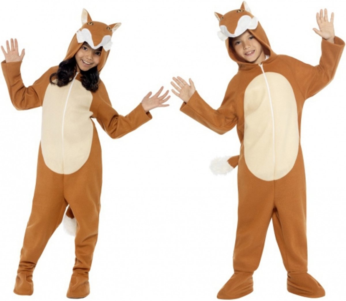 Onesie vos voor kids 130-143 (7-9 jaar)