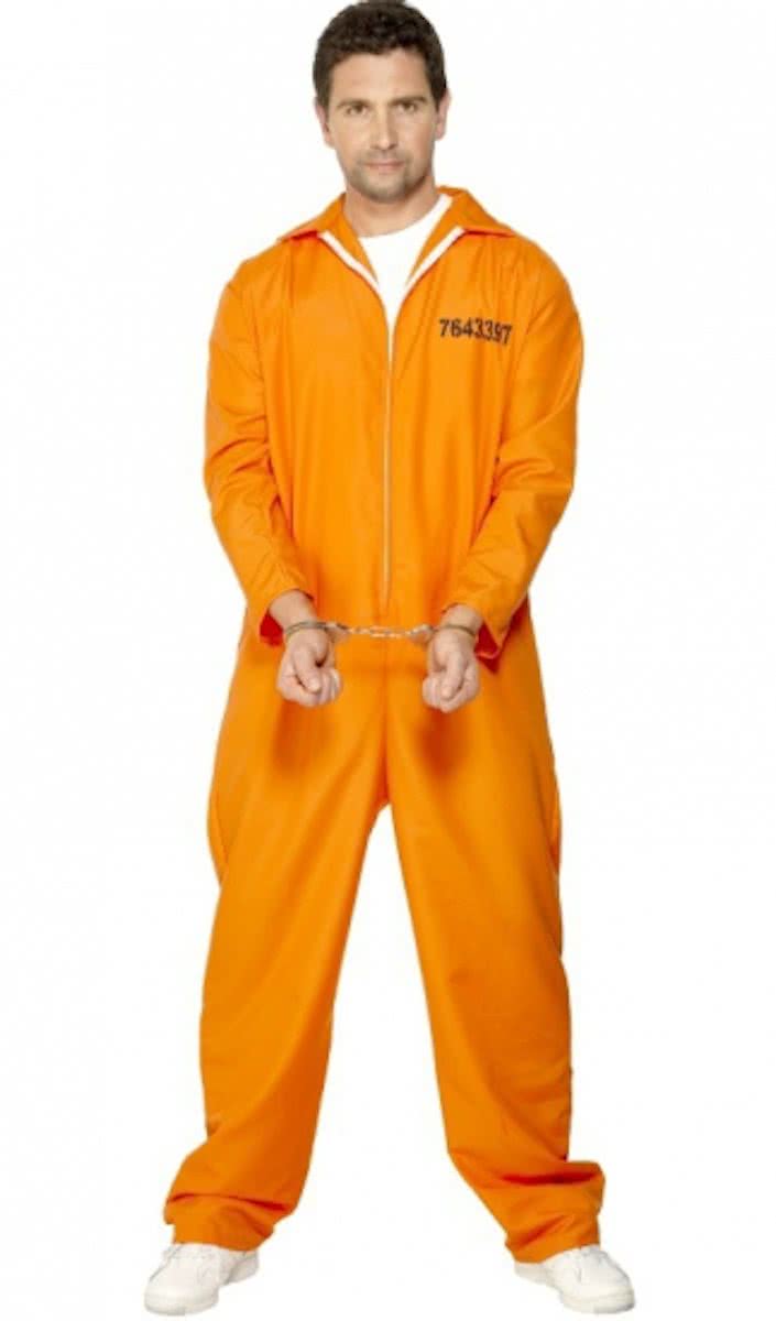 Oranje gevangenen kostuum 48-50 (m)