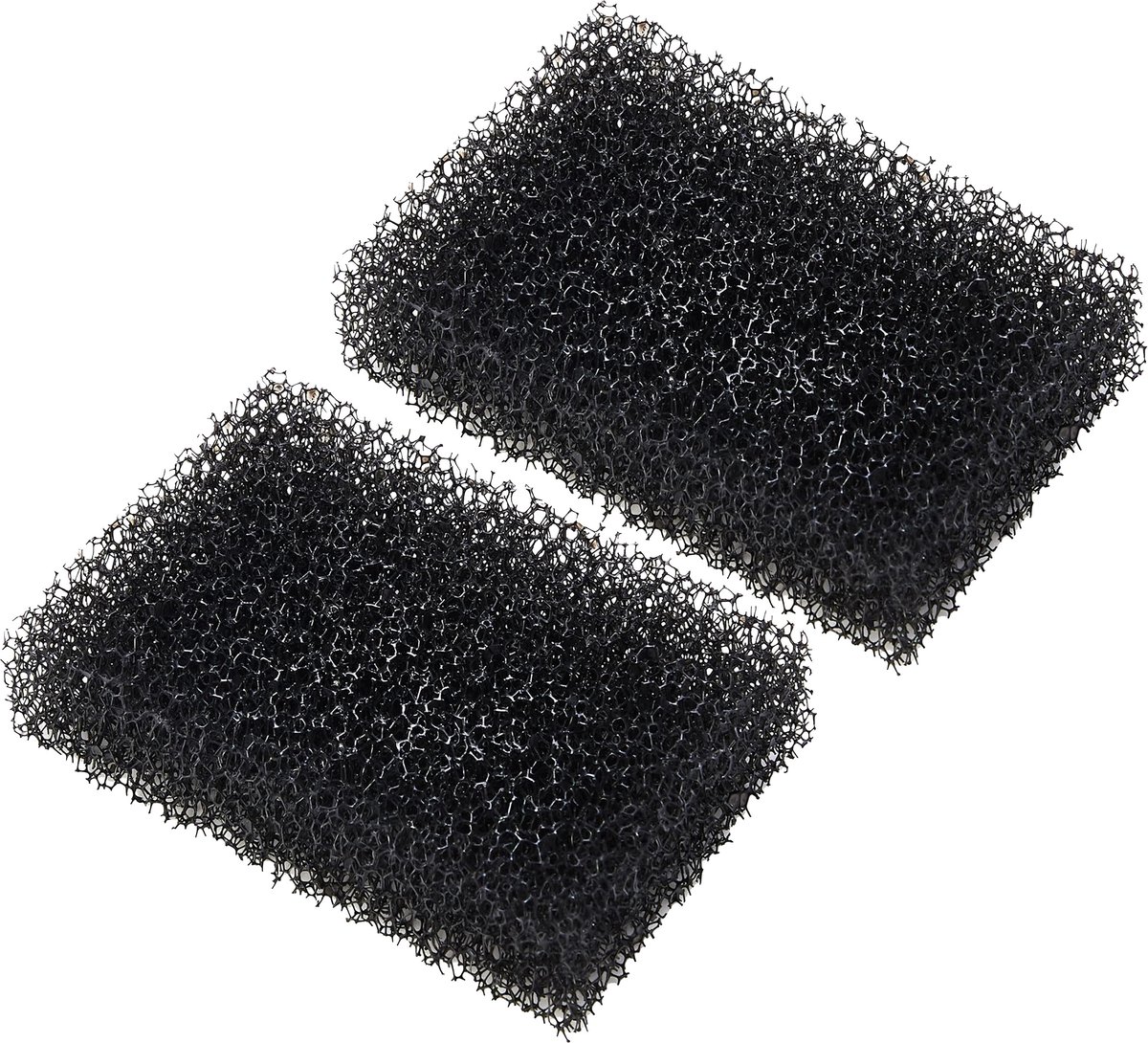 Schmink spons - 2x - Stoppelbaard Spons - zwart - Stoppelspons