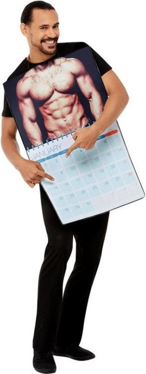 Sexy Calendar Costume Multicoloured