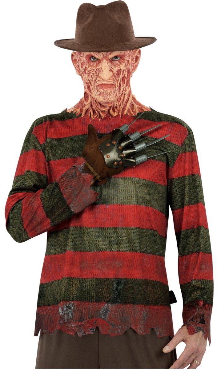   - A Nightmare On Elm Street, Freddy Krueger Kostuum - XL - Rood/Bruin