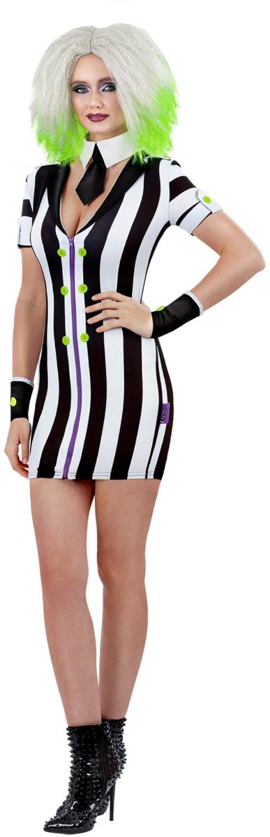   - Beetlejuice Kostuum - XS - Wit/Zwart