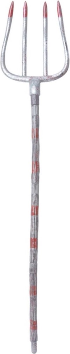   - Boeren Tirol & Oktoberfest Kostuum - Bloederige Viertand - zilver - One Size - Halloween - Verkleedkleding