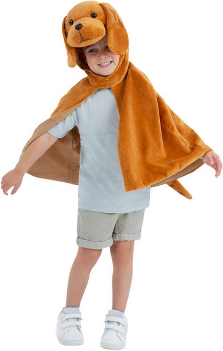   - Deluxe Puppy Plush Cape Kids - Bruin
