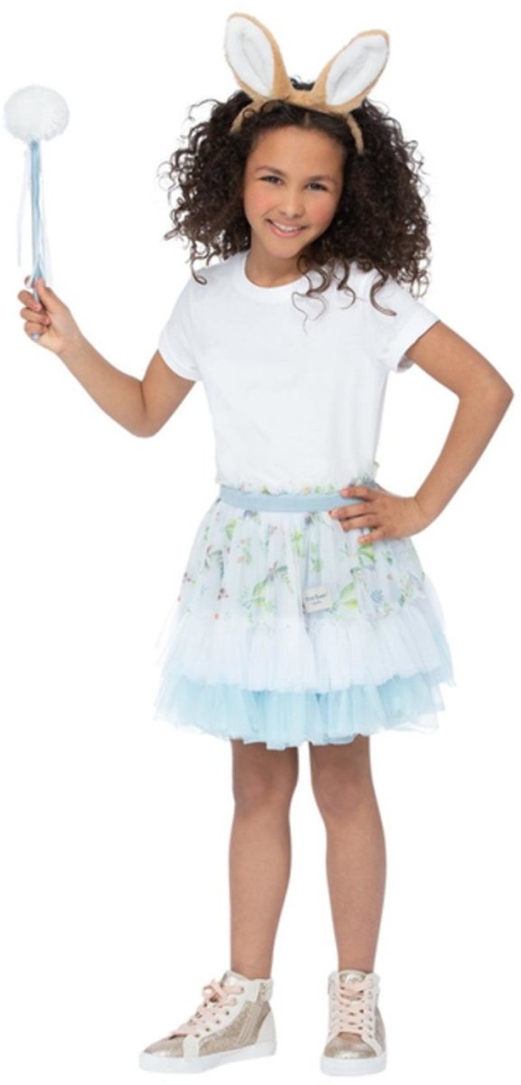   - Pieter Konijn Magische Set - Blauw, Bruin, Wit / Beige - Carnavalskleding - Verkleedkleding