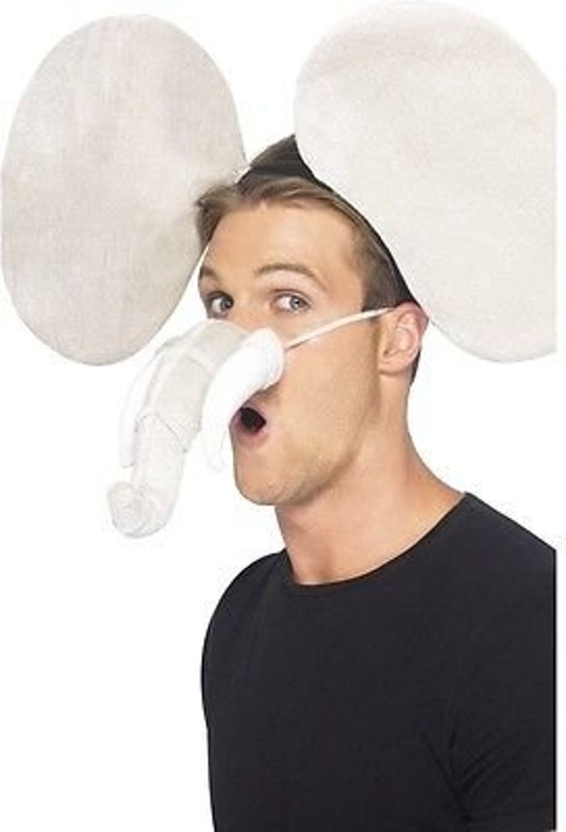   - Slurf & oren - Olifant - Grijs