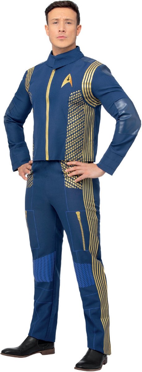   - Star Trek Discovery Command Uniform Kostuum - L - Blauw
