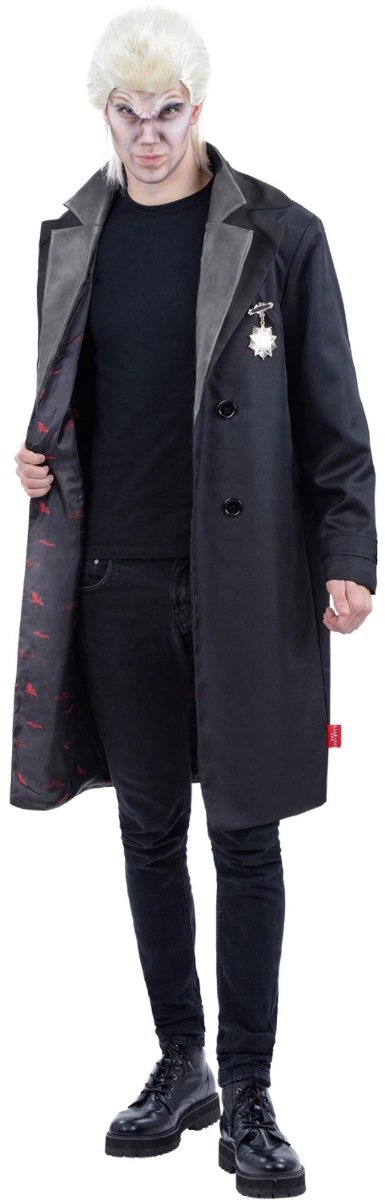   - The Lost Boys David Kostuum - L - Zwart/Wit