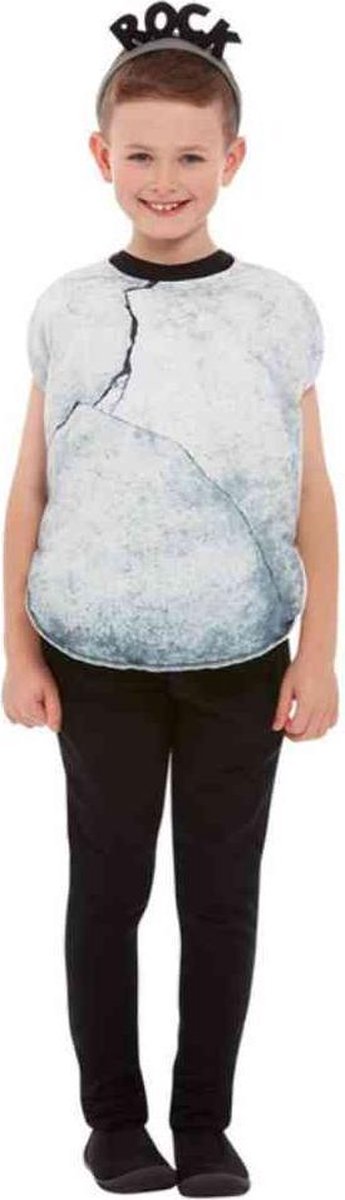   Kinder Kostuum -Kids tm 12 jaar- Rock Grijs