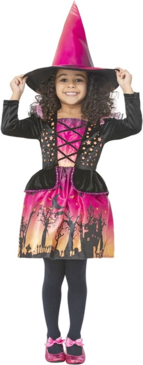   Kinder Kostuum -Kids tm 2 jaar- Sunset Witch Multicolours