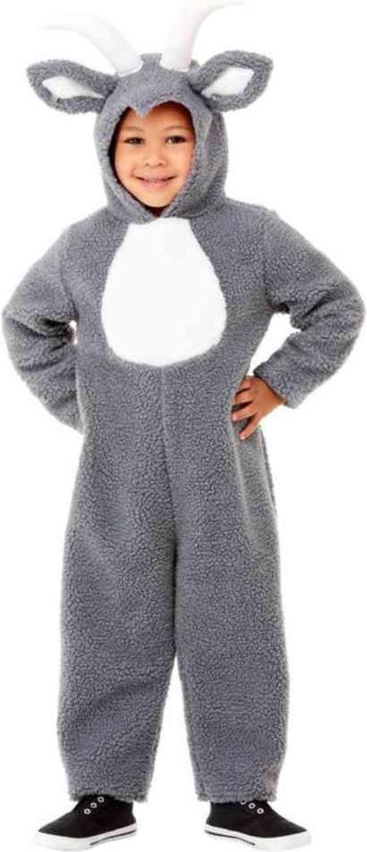   Kinder Kostuum -Kids tm 2 jaar- Toddler Billy Goat Grijs