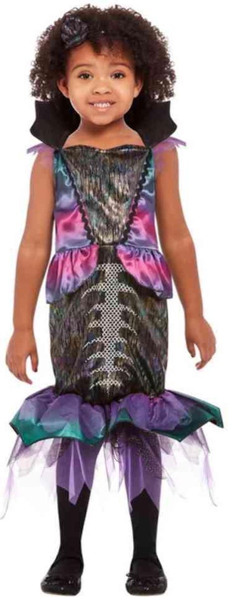   Kinder Kostuum -Kids tm 2 jaar- Toddler Dark Mermaid Paars
