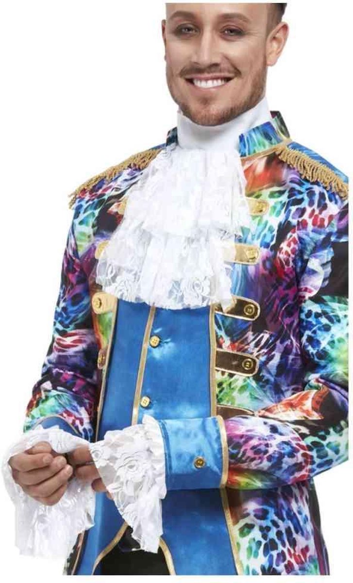   Kostuum Accessoire Set Cravat & Cuff Wit