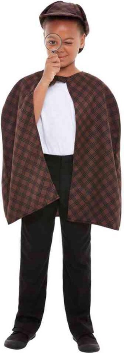  Kostuum Accessoire Set Kids -Kids tm 7 jaar- Detective Bruin
