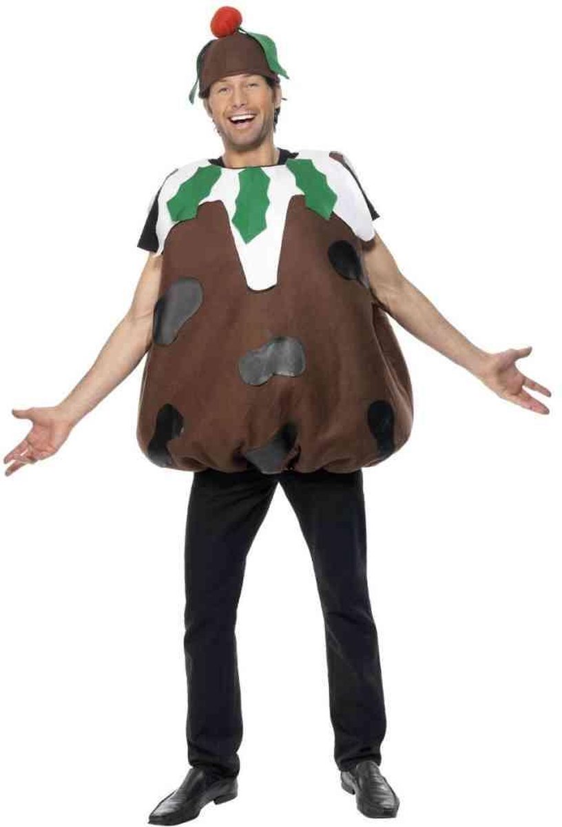   Kostuum Christmas Pudding Bruin