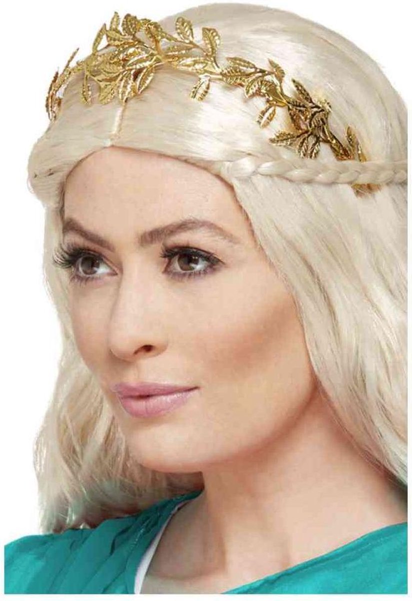   Kostuum Haarband Grecian Leaf Goudkleurig