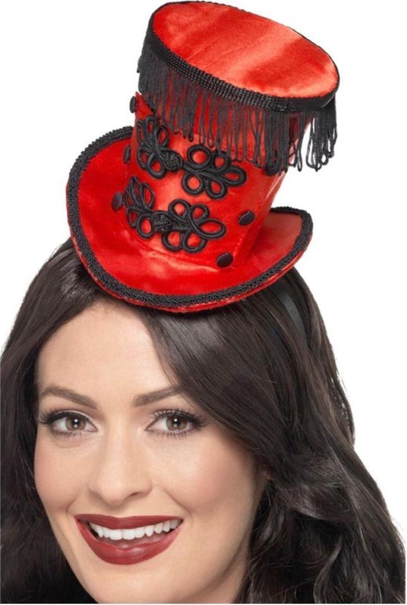   Kostuum Hoed Ring Master Mini Rood