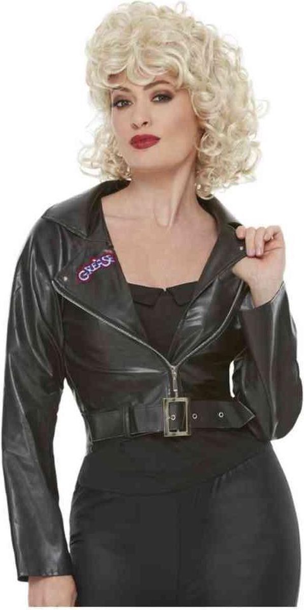  Kostuum Jacket -L- Grease T-Birds Zwart