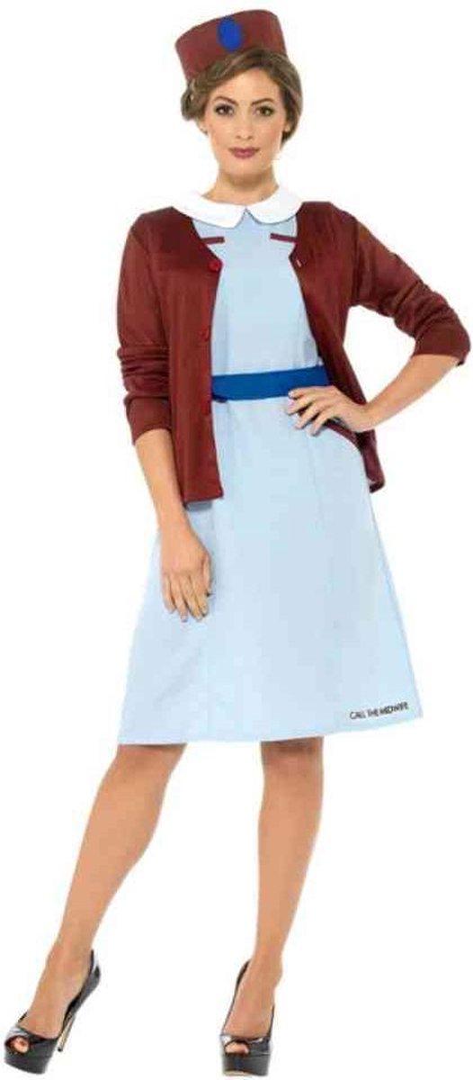   Kostuum -L- Call The Midwife Blauw/Rood