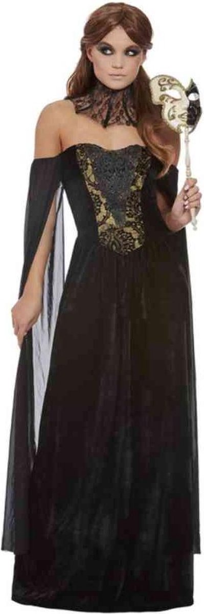   Kostuum -L- Mistress Plague Zwart