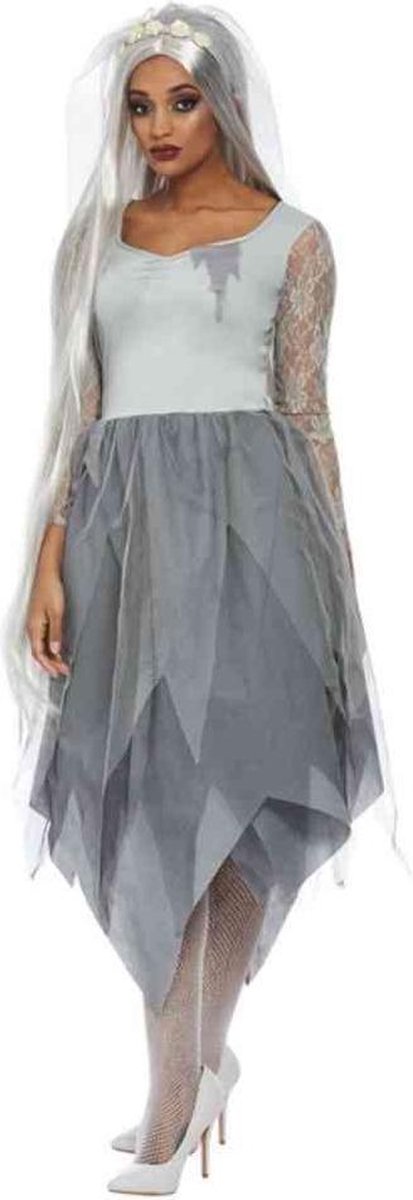   Kostuum -M- Grave Yard Bride Grijs