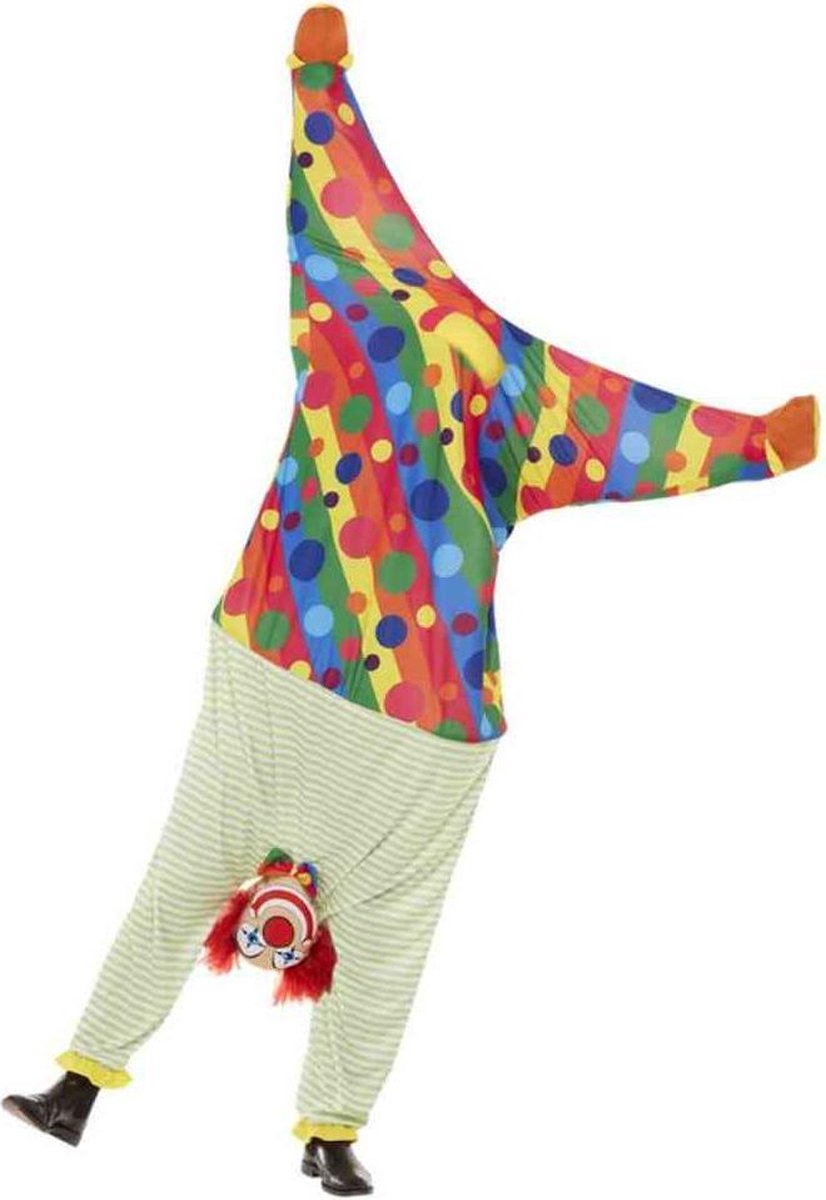   Kostuum Upside Down Clown Multicolours