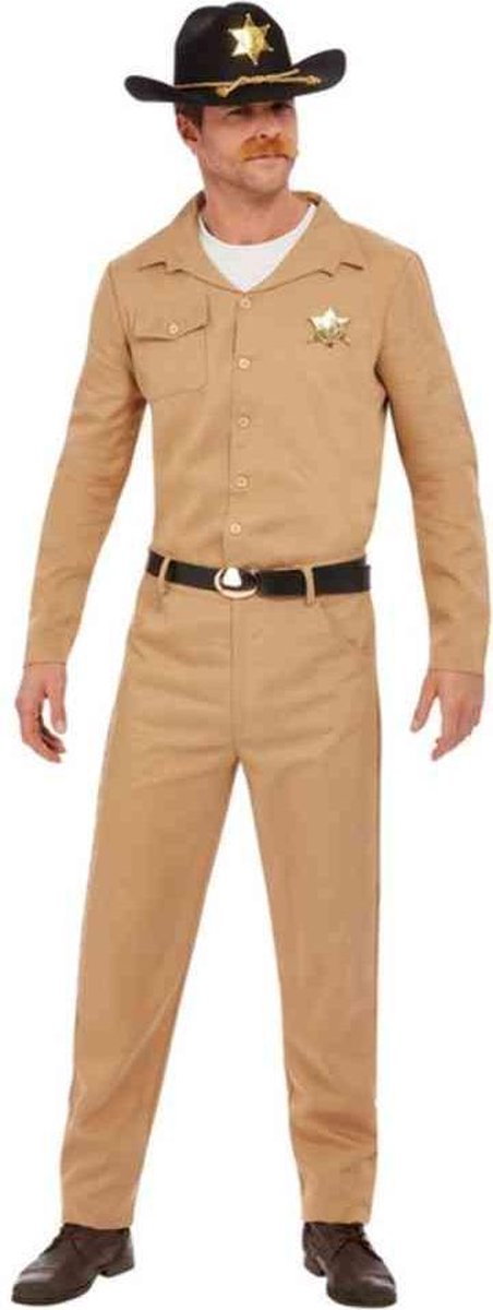   Kostuum -XL- 80s Sheriff Beige
