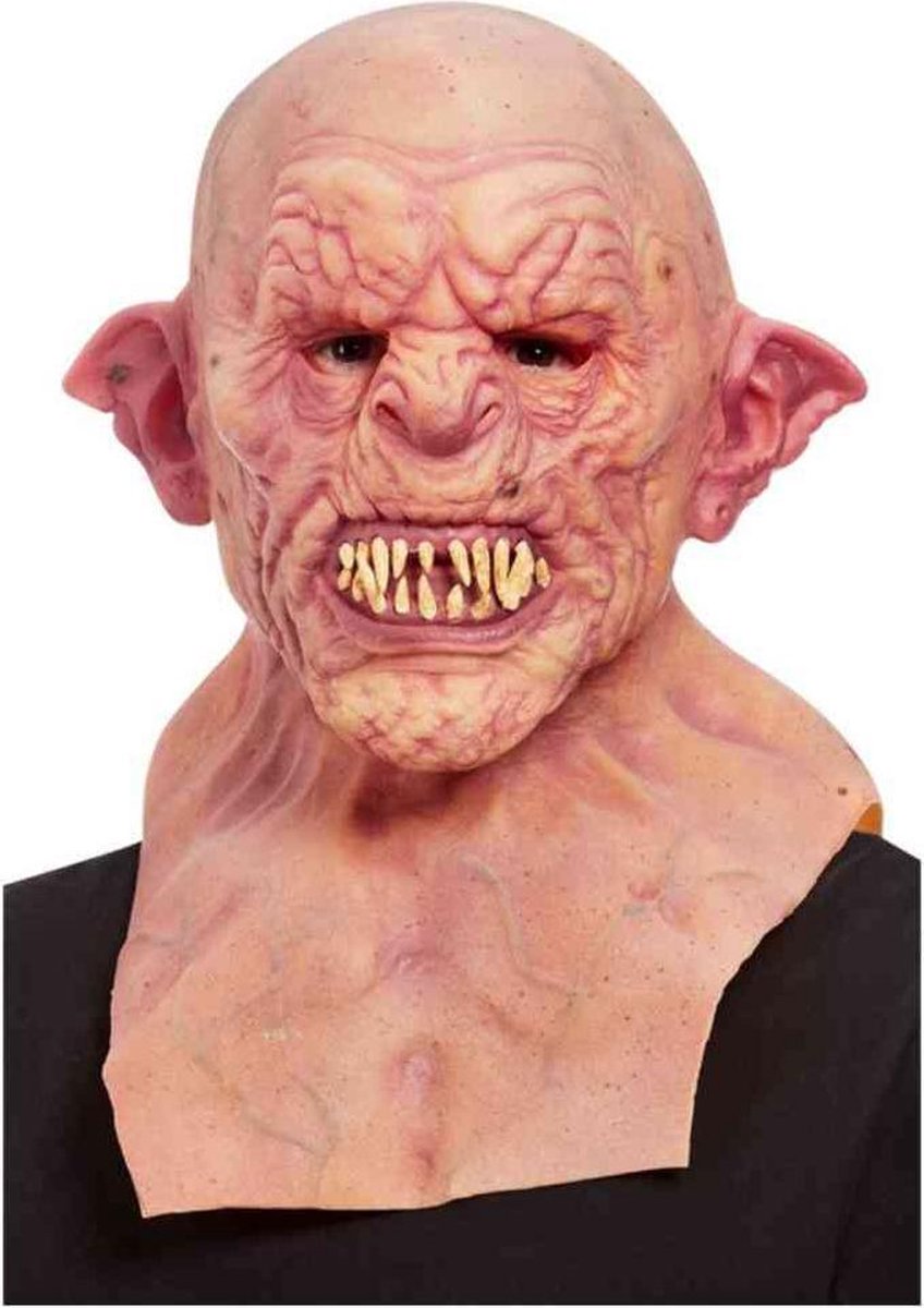   Masker Deluxe Veined Demon Overhead & Neck Beige