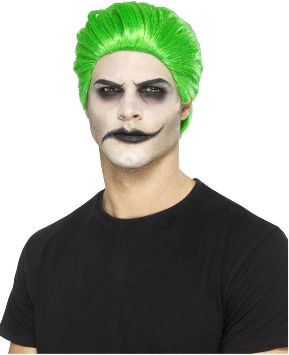   Pruik Slick Trickster Groen