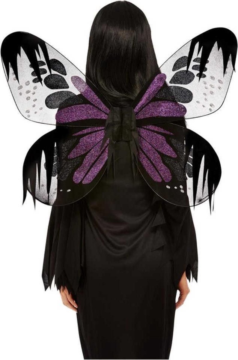   Vleugels Dark Botanicals Moth Paars/Zwart