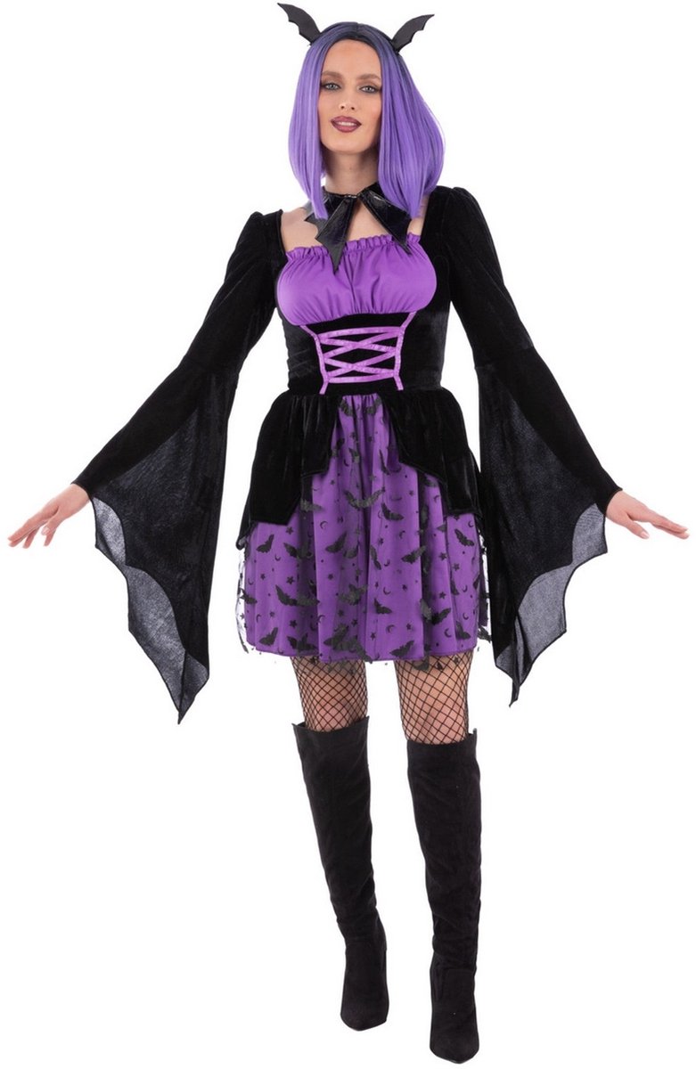 Vampiress Vleermuis Cosplay Kostuum Vrouw