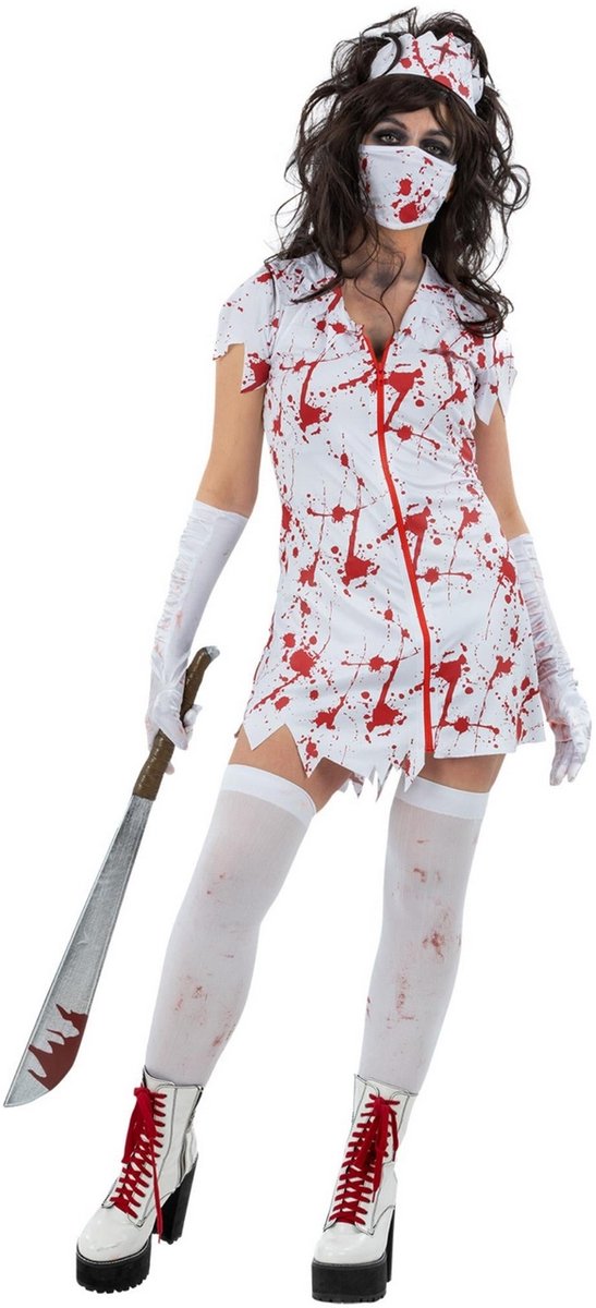 Zombie Verpleegster Kostuum Vrouw