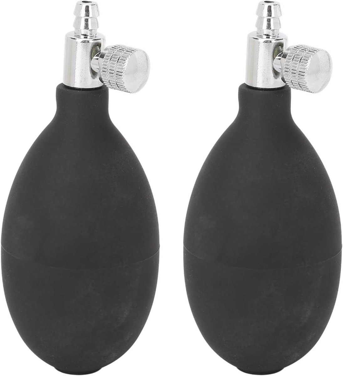 Smoakez - Bloeddrukset van 2 stuks met latex lamp en pomp met luchtvrijgaveventiel voor bloeddrukmeter - Thuisgebruik