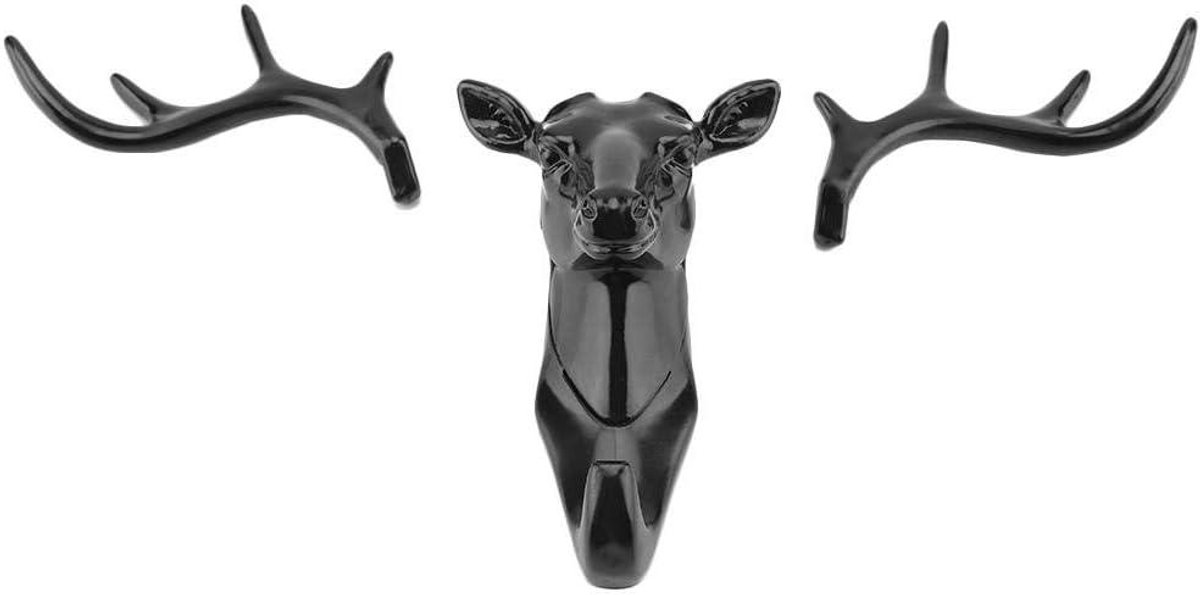Smoakez - Herten Hoofd Vorm Haak Hanger Amerikaanse Stijl Dieren Gewei Multifunctionele Wandgemonteerde Houder voor Thuis Decoraties Ophangen