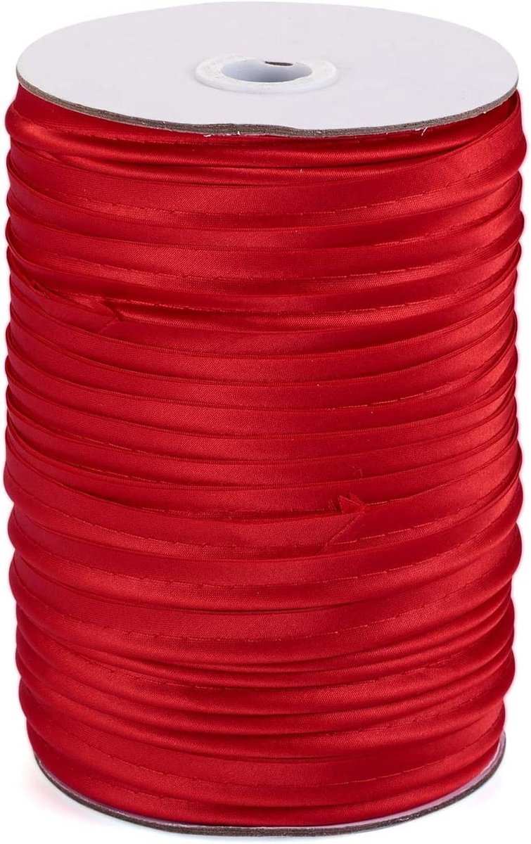 Smoakez - Rode Maxi Piping Trim Linten 100 m - Piping Bias Binding Tape - Naaien Hemming Quilten