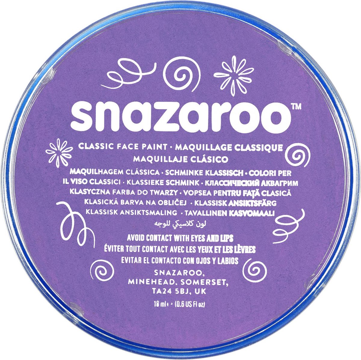Snazaroo Schmink 18ml Lilac