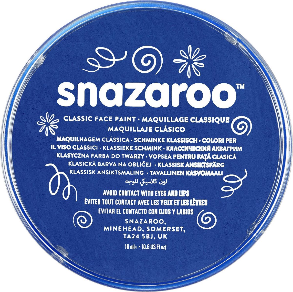Snazaroo Schmink 18ml Royal Blue