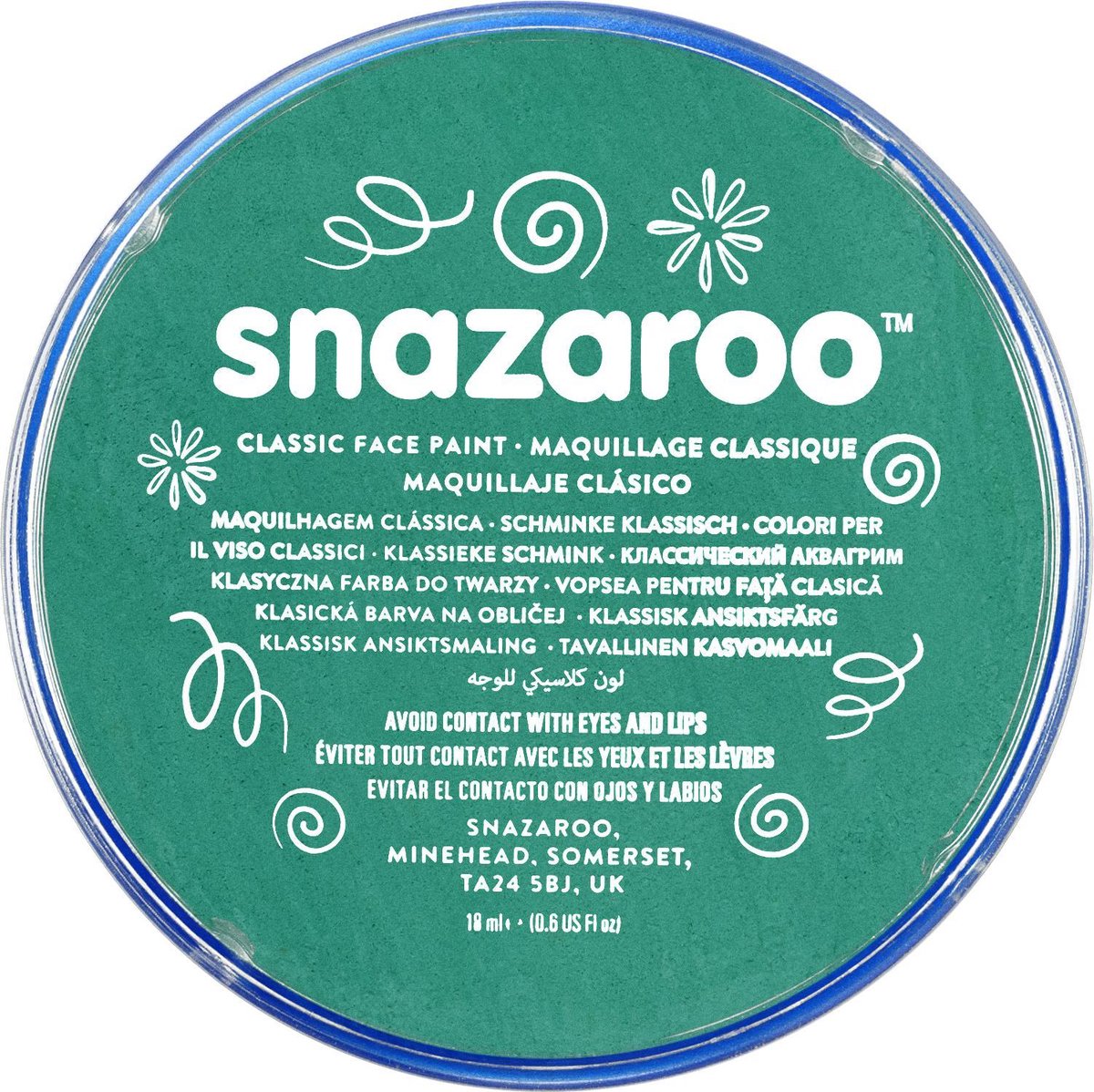 Snazaroo Schmink 18ml Teal