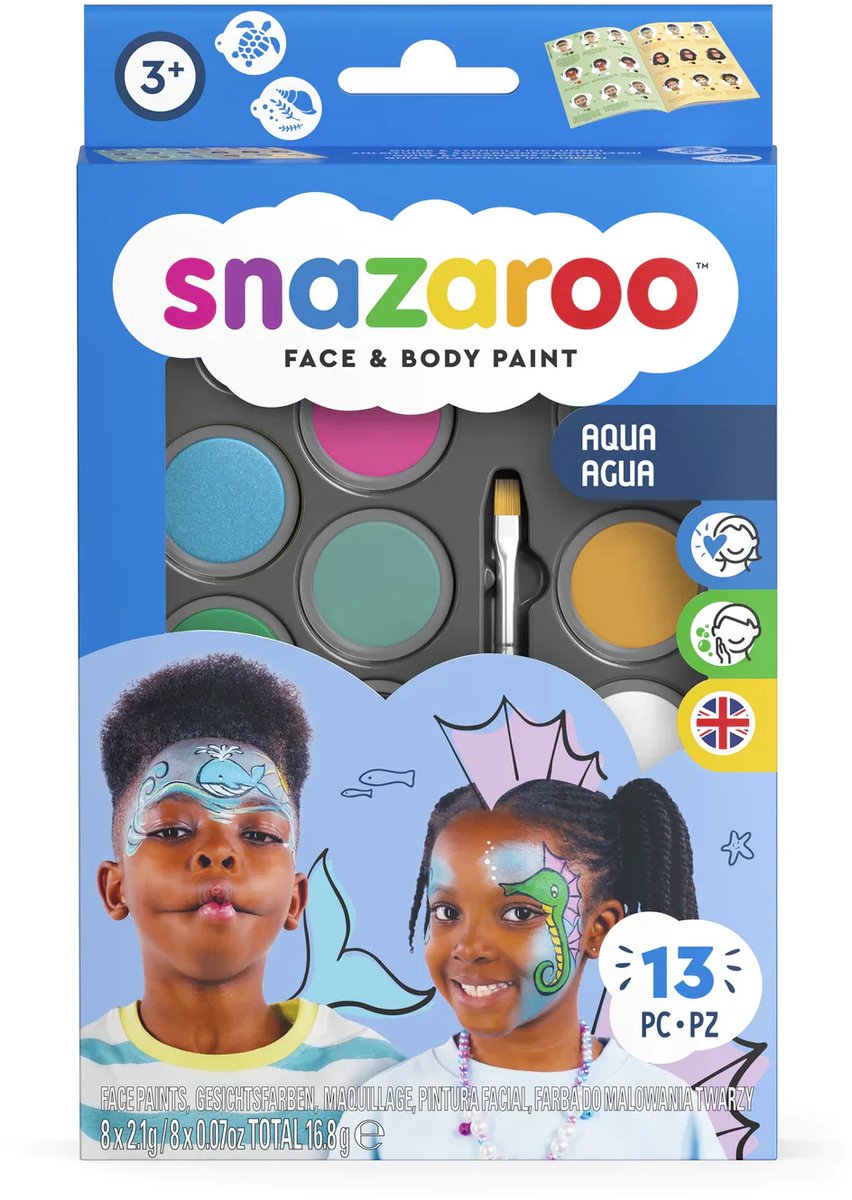 Snazaroo Schminkset 13-delig Water