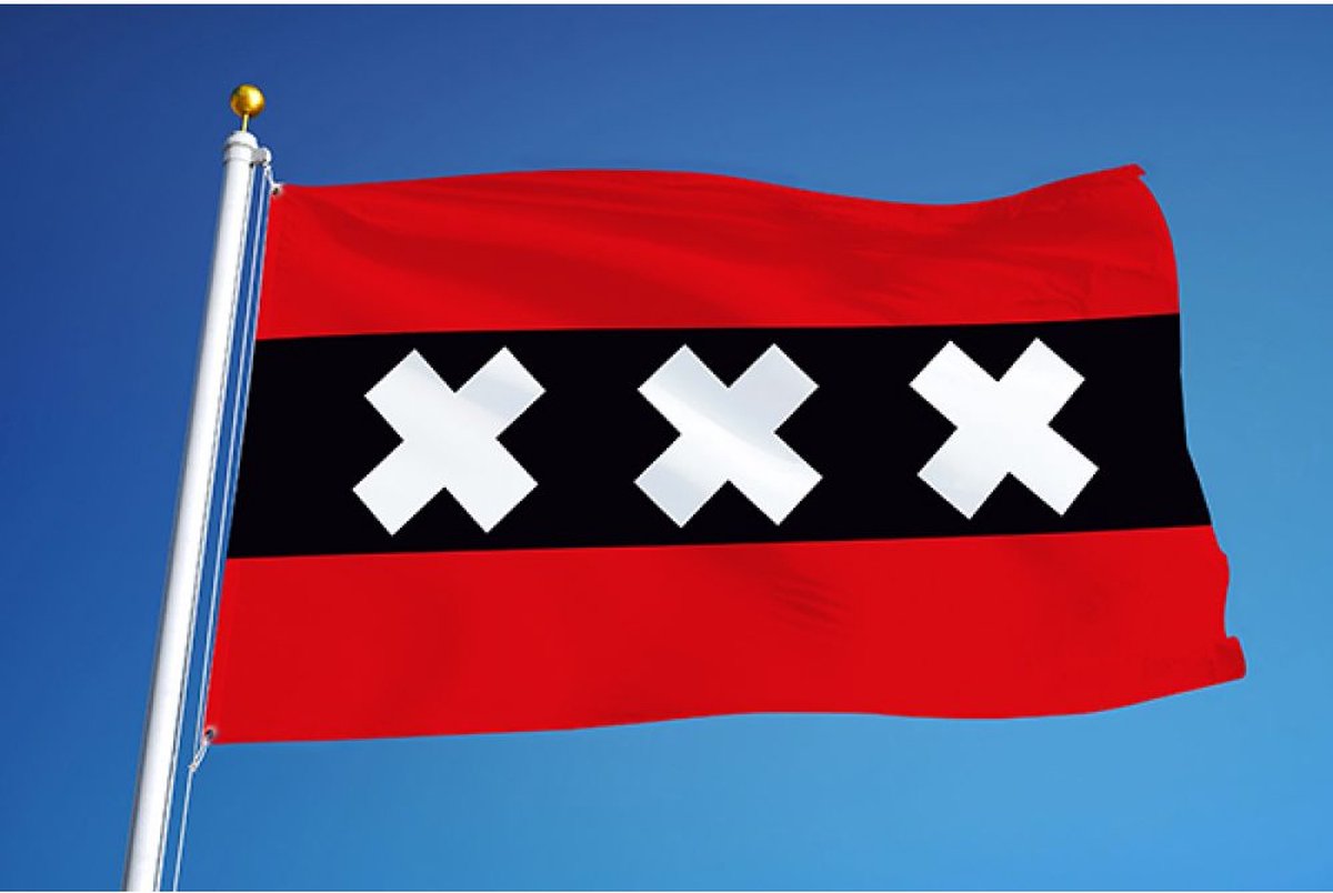 Amsterdam Vlag 100x150cm