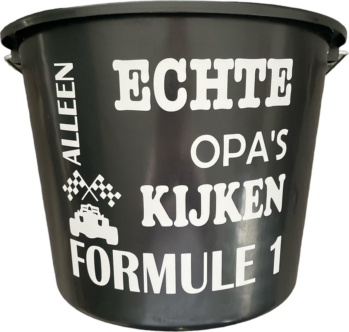 Cadeau Emmer-Echte Opas Formule 1-12 Liter-Zwart-Cadeau-Geschenk-Gift-Kado-Vaderdag-Verjaardag-Sinterklaas-Kerst