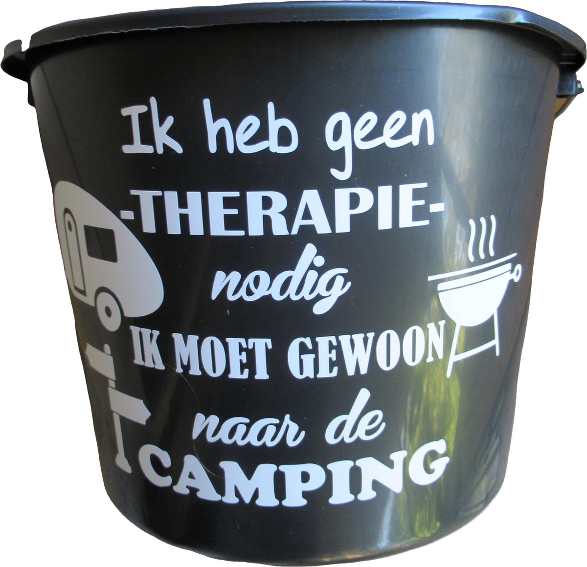Cadeau emmer Ik heb geen therapie nodig camping