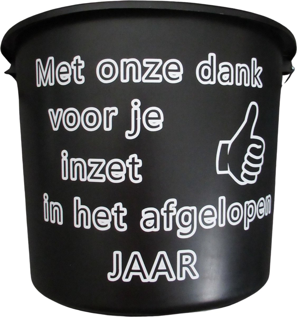 Cadeau emmer Met onze dank