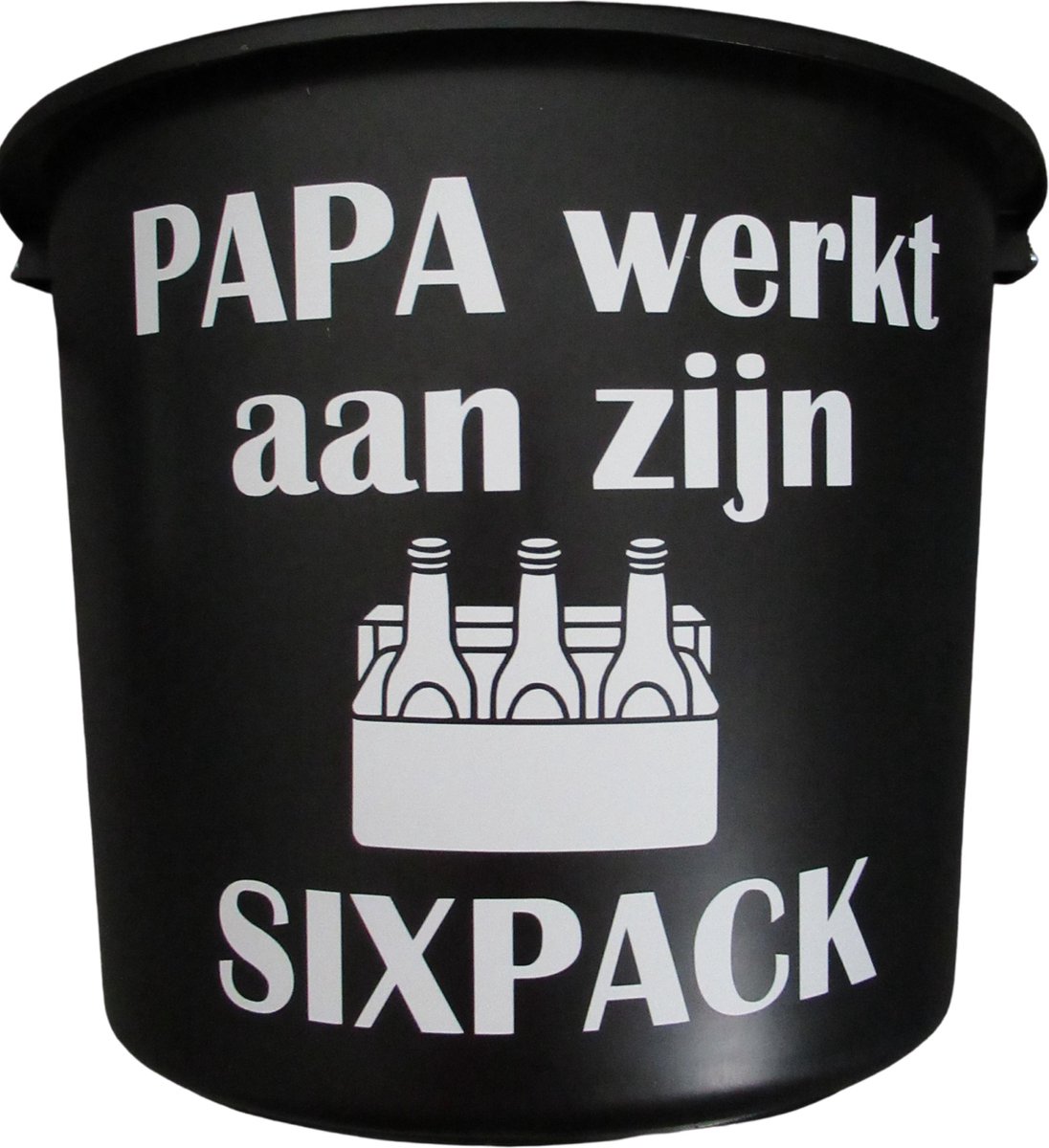 Cadeau emmer Papa werkt aan zijn sixpack