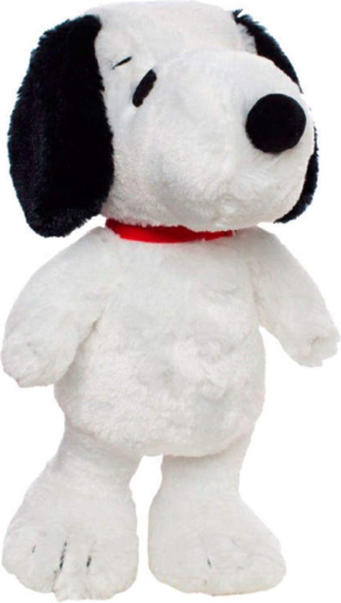 Snoopy Peanuts Hond Pluche Knuffel 32 cm - Speelgoed knuffels voor kinderen jongens meisjes - Wit Hondje, White Dog Plush Toy - Snoopy Peanuts Lucie Belle