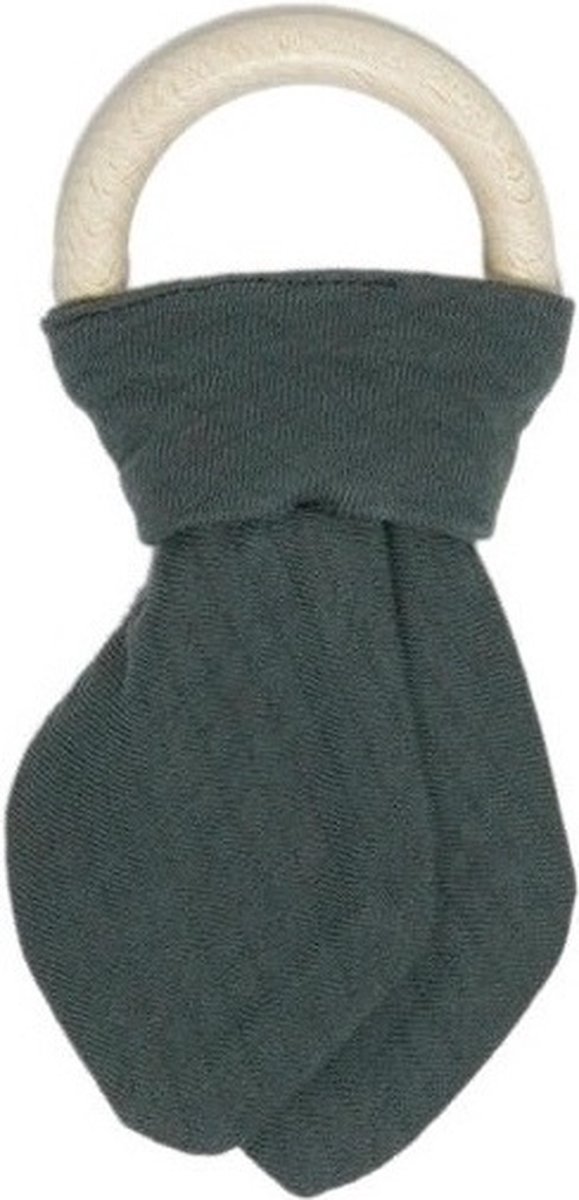 Snoozebaby Wooden ring cuddle Dark Green -