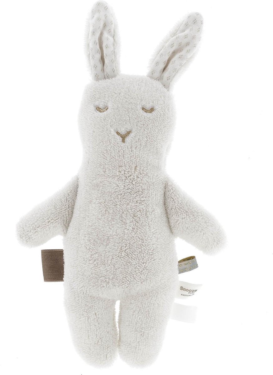 Snoozebaby knuffelkonijntje Ruby Rabbit - 100% gerecycled materiaal - Stone Beige beige