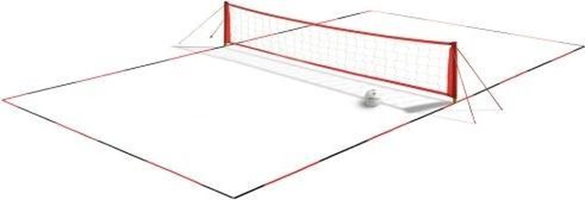 Veld markering voetvolley 30 meter